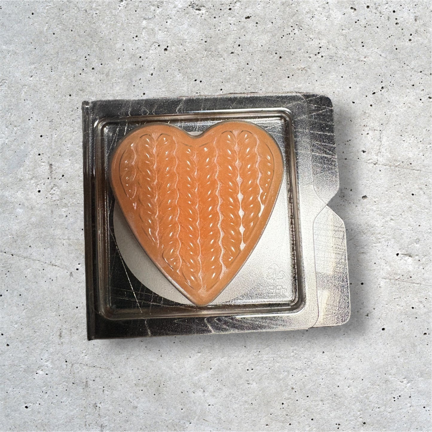Wax Melt Heart Clamshells