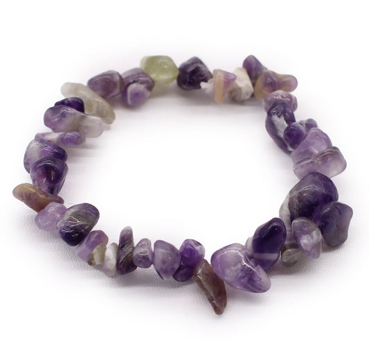 Amethyst Chipstone Bracelet