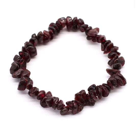 Blood Garnet Chipstone Bracelet