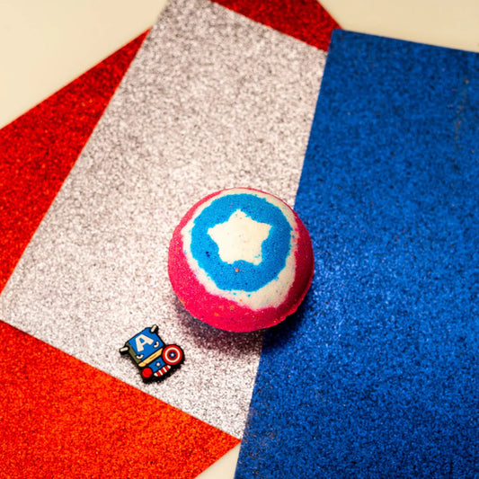 Captain America Bath Bomb