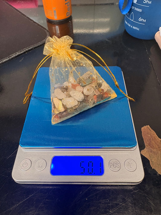 Mixed Natural Gemstone Chips - 50g/100g