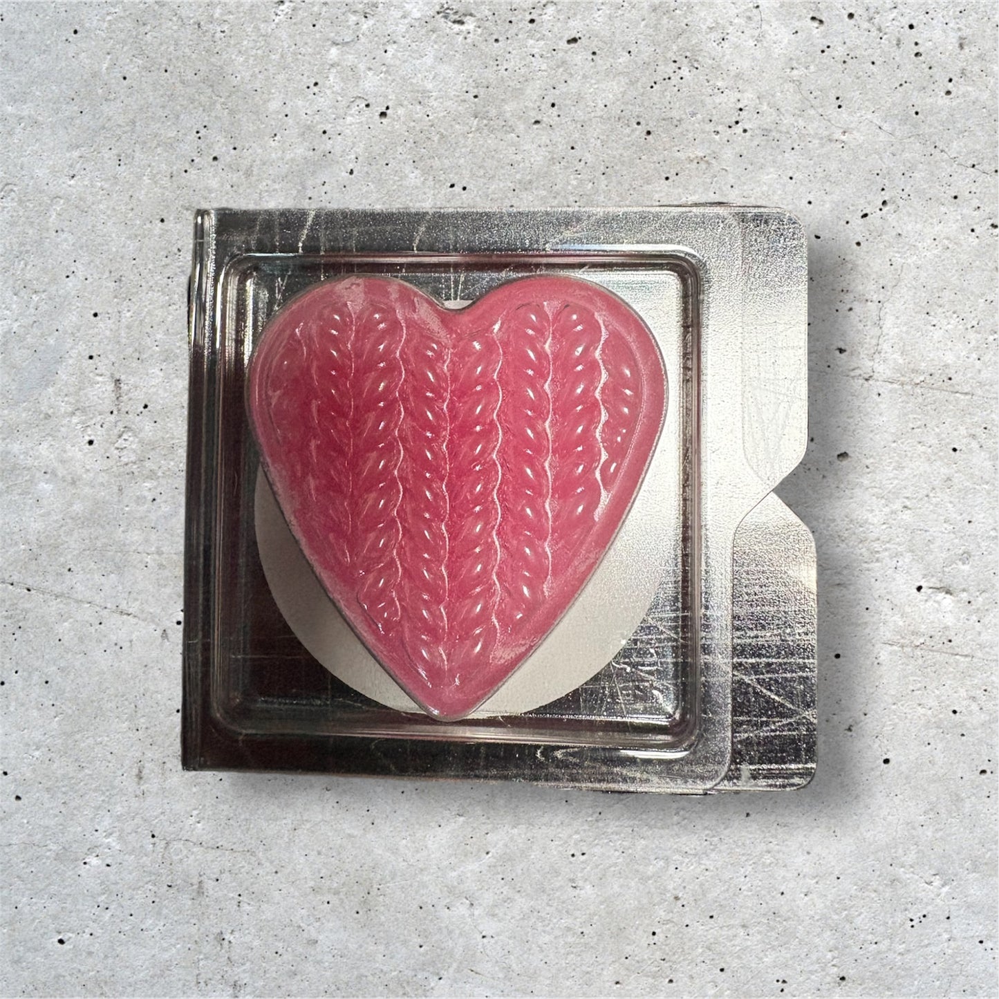 Wax Melt Heart Clamshells