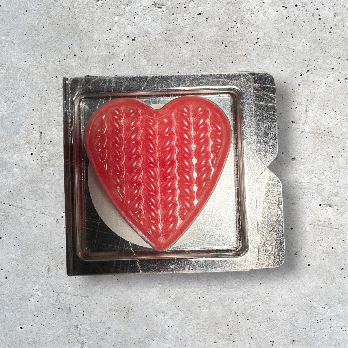 Wax Melt Heart Clamshells
