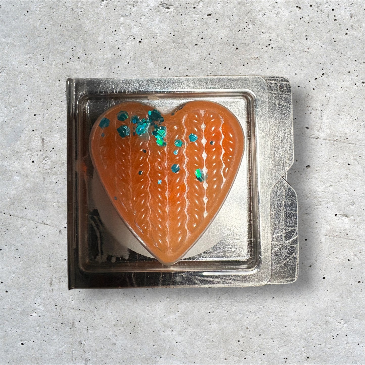 Wax Melt Heart Clamshells