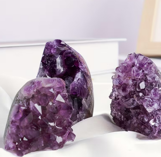Natural Amethyst Crystal Cluster